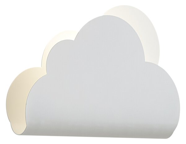 Detské nástenné svietidlo biele Mrak so slnkom - Cloudy