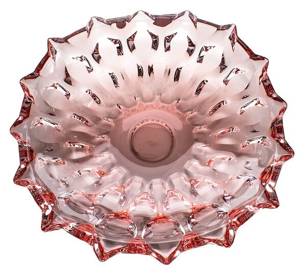 KRIŠTÁĽOVÁ MISKA BOHEMIA SAMBA PINK 350MM