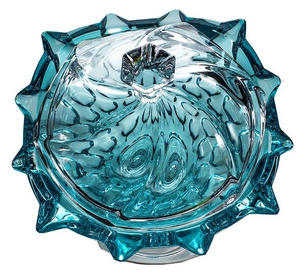 KRIŠTÁĽOVÁ MISKA BOHEMIA SAMBA AQUAMARINE 305MM