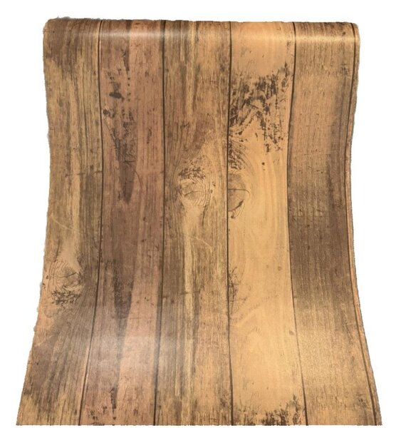 Samolepiace tapety 45 cm x 10 m IMPOL TRADE 0007 dubové dosky tmavo hnedé Samolepiace tapety