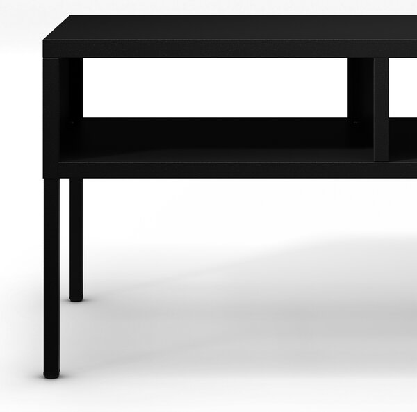 Konferenčný stolík MATTEO 900 x 450 x 450 mm, čierny