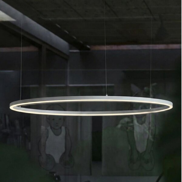 Ideal Lux - LED luster na lanku ORACLE SLIM LED/83W/230V 4000K pr. 150 cm biela