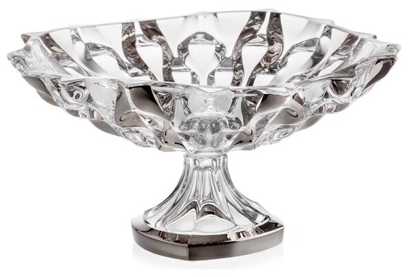 KRIŠTÁĽOVÁ MISKA BOHEMIA SAMBA FOLK PLATINUM 350 MM