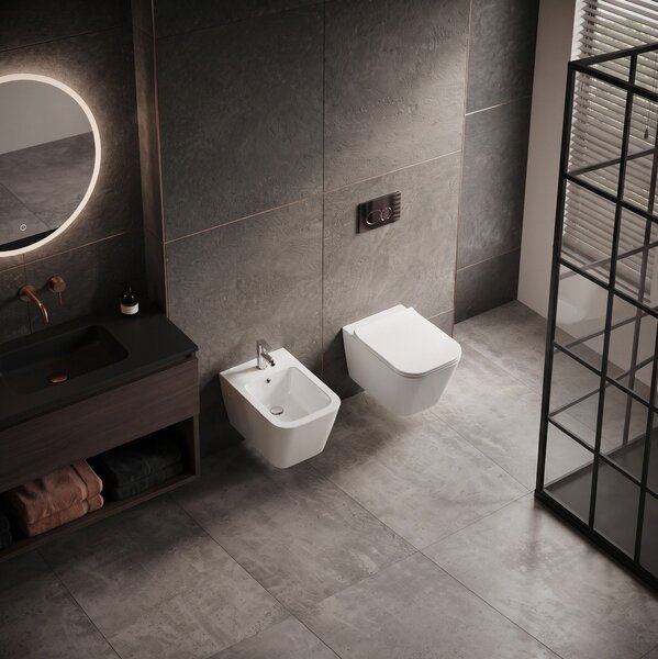 Erga Mery, závesný bidet 520x360x300 mm, biela lesklá, ERG-V03-MERY-BD-WH