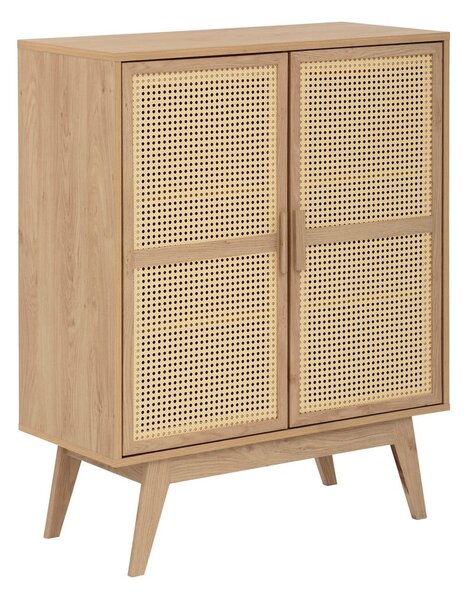 Skrinka v dekore duba v prírodnej farbe 87x110 cm Bridget – Støraa