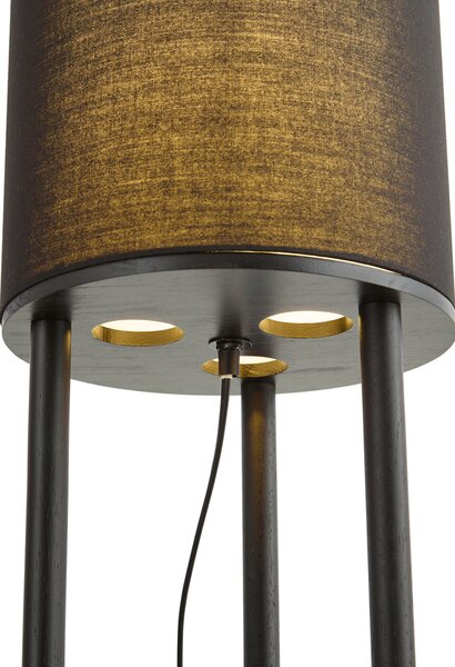 Moderná stojacia lampa čierna - Stojon