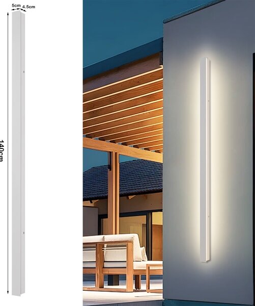 Brilagi - LED vonkajšie nástenné svietidlo LINEAR LED/32W/230V 3000K IP65 140 cm biela CRI 90