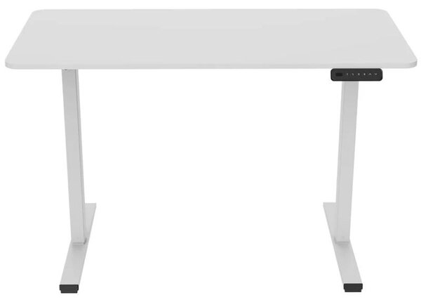 Výškovo nastaviteľný stôl FQ2W-1260-EUV2, rozmer 120 x 60 cm, biela farba