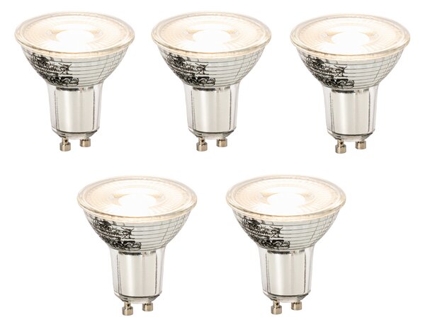 Sada 5 stmievateľných LED žiaroviek GU10 8W 660lm 3000K