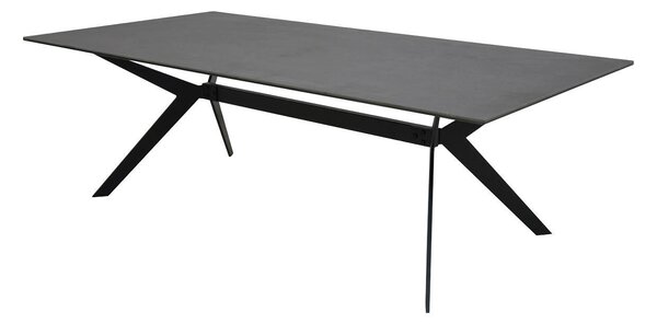 KONFERENČNÝ STOLÍK, čierna, kov, sklo, 115/60/40 cm - Stolíky do obývačky
