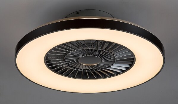 Rabalux - LED Stmievateľné stropné svietidlo s ventilátorom LED/40W/230V + DO
