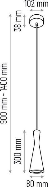ZÁVESNÉ SVIETIDLO, 10/90-140 cm - Online Only bytové doplnky, Online Only