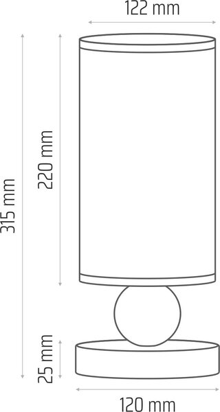 DETSKÁ STOLNÁ LAMPA, 12/31,5 cm - Online Only bytové doplnky, Online Only