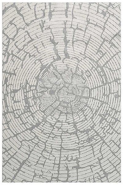 TZ Sivý obdĺžnikový koberec Strado Polo Star so vzorom dreva Rozmer: 120x170 cm