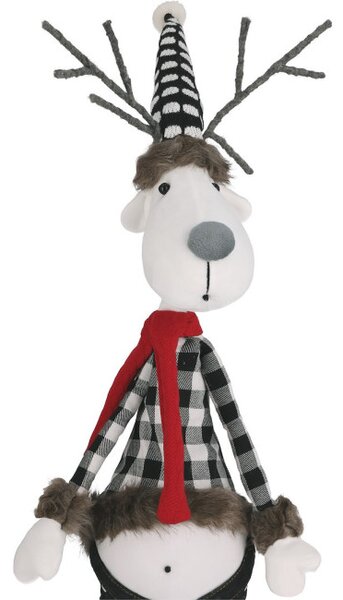 Vianočná figúrka látkového soba 110 cm