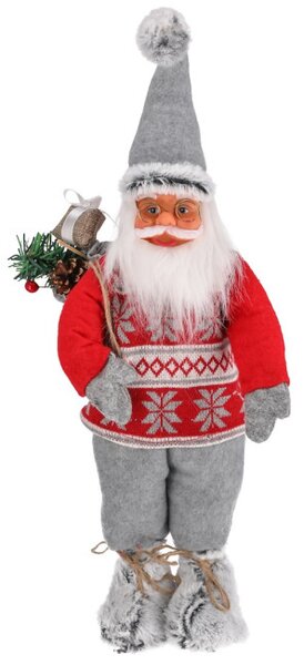 Vianočná figúrka látkového Mikuláša 60 cm