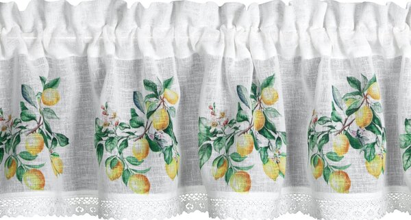 KRÁTKA ZÁCLONA NA PÁSKE KSENIA 150X30 CM VIACFAREBNÁ