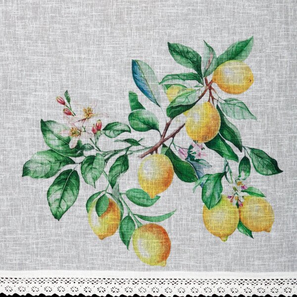 KRÁTKA ZÁCLONA NA PÁSKE CLOE 150X60 CM VIACFAREBNÁ