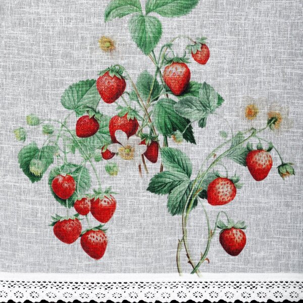 KRÁTKA ZÁCLONA NA PÁSKE KSENIA 150X60 CM VIACFAREBNÁ