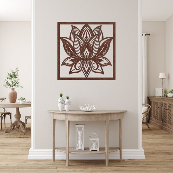 Mandala lotosový kvet štvorec | SENTOP PR0465