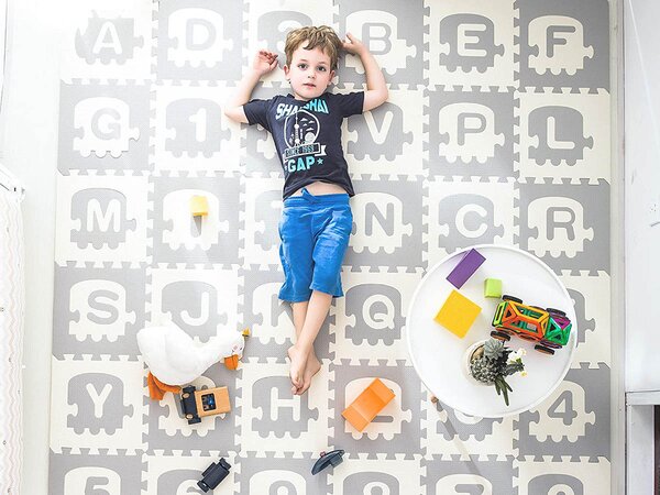 Vulpi Penová podložka na hranie Puzzle Abeceda XXL