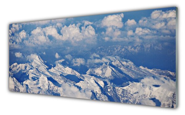 Nástenný panel  Hora mraky príroda 125x50 cm