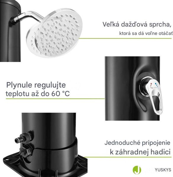 Záhradná solárna sprcha Victoria 20 L