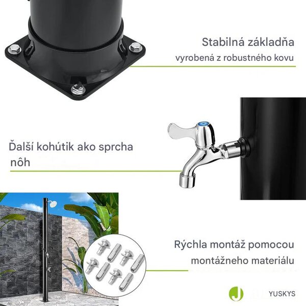 Záhradná solárna sprcha Victoria 20 L