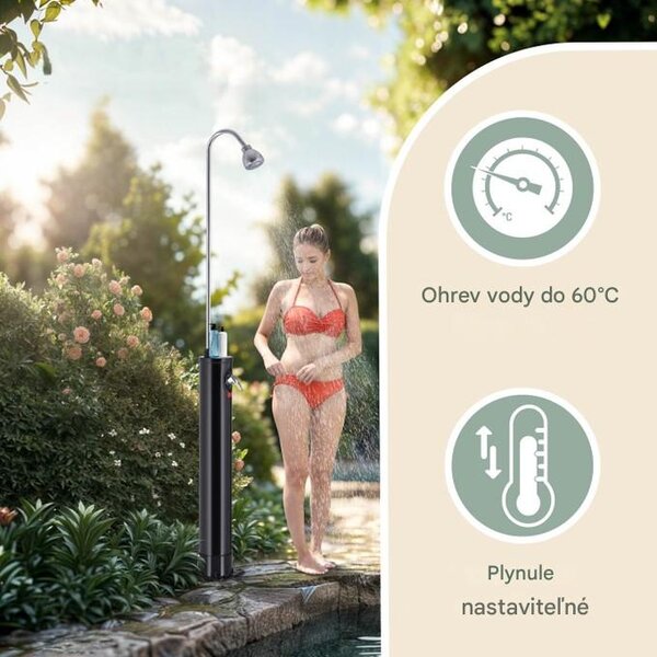 Záhradná solárna sprcha 18 L