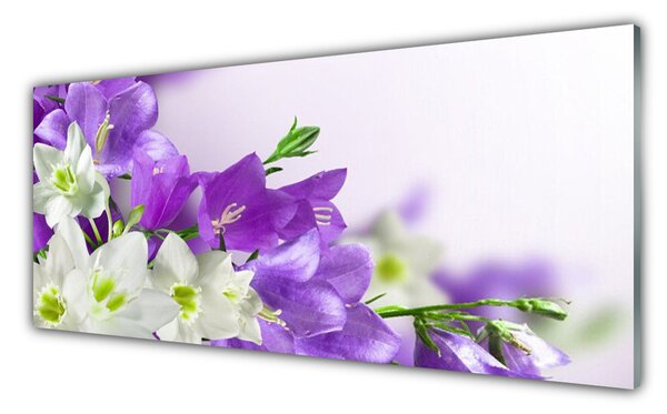 Nástenný panel  Kvety rastlina 125x50 cm