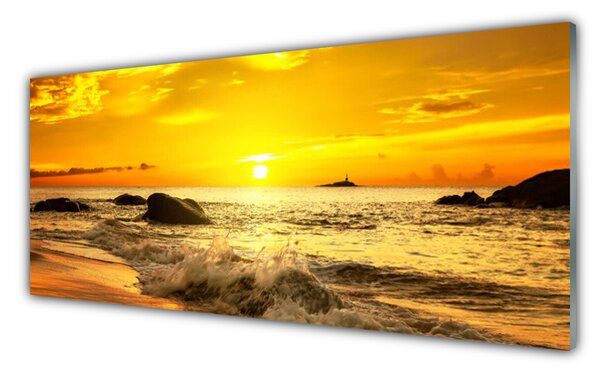 Nástenný panel  Oceán pláž príroda 125x50 cm