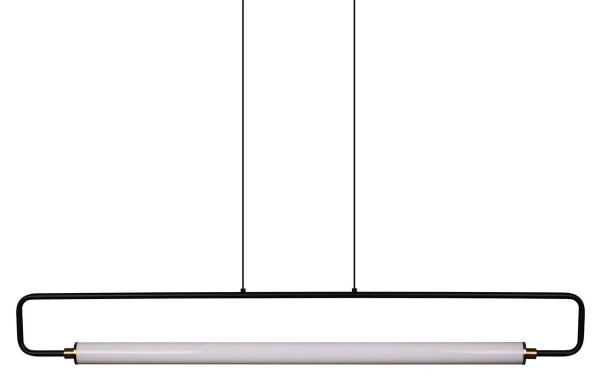 Závesný LED luster FELICJA na lankách LED/30W/230V 4000K čierny