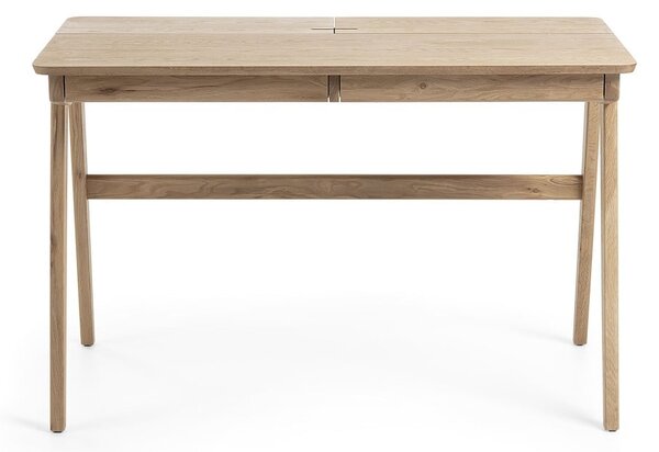 Pracovný stôl Kave Home Jakes Natural, 120 x 65 cm