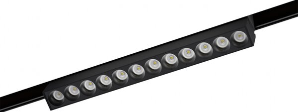 LED2 6480743D MAGLASER II TILT lištové svietidlo čierne stmievateľné