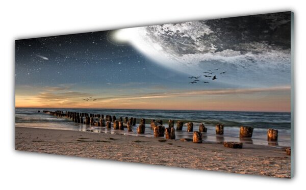 Nástenný panel  Oceán pláž príroda 125x50 cm