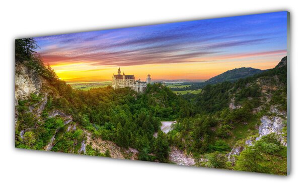 Nástenný panel  Hory príroda 125x50 cm