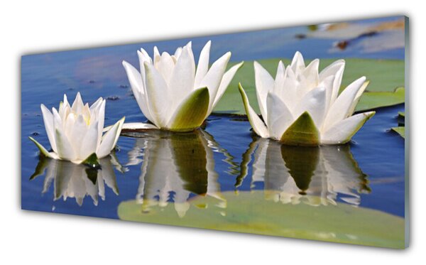 Nástenný panel  Kvety rastlina 125x50 cm