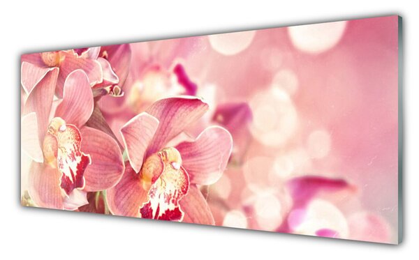 Nástenný panel  Kvety rastlina 125x50 cm