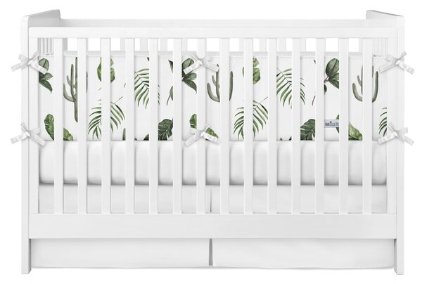 BabiM Mantinel do postieľky Baby 180x30 Farba: sivá-sovičky