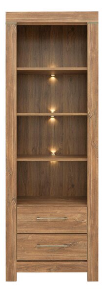 STOJACÍ REGÁL, farba duba, 68/200,5/42 cm Welnova - Regály