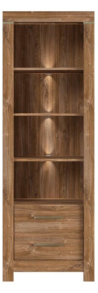 STOJACÍ REGÁL, farba duba, 68/200,5/42 cm Welnova - Regály