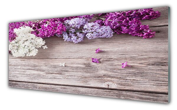 Nástenný panel  Kvety rastlina 125x50 cm