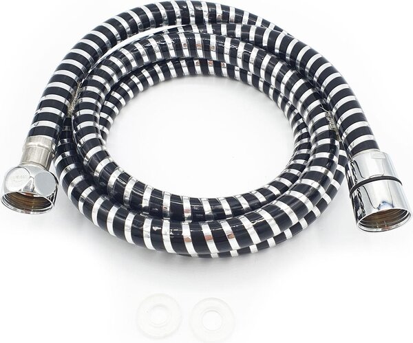 Plastová flexibilná 1,2 m sprchová hadica 1/2" x 1/2" + tesnenia