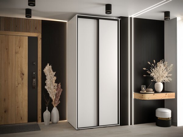 Šatníková skriňa Davos 1 120x235x60 - biela