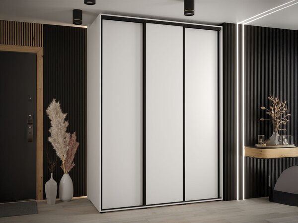 Šatníková skriňa Davos 1 170x235x60 - biela