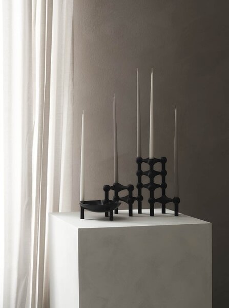 Vysoká sviečka STOFF Nagel by Ester&Erik Sand – set 6 ks