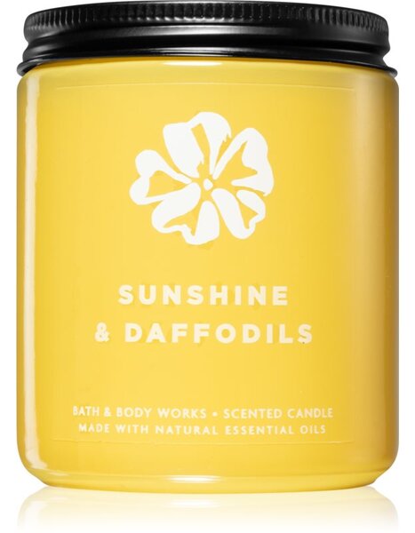Bath & Body Works Sunshine and Daffodils vonná sviečka I. 198 g