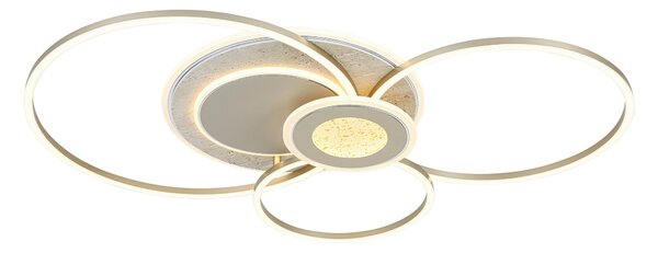 STROPNÉ LED SVIETIDLO, 90/63/8,5 cm Novel - Online Only bytové doplnky, Online Only