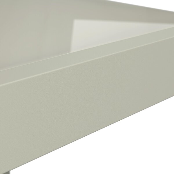STÔL NA BALKÓN, kov, sklo, 160/80/75/80 cm Ambia Garden - Online Only záhrada, Online Only