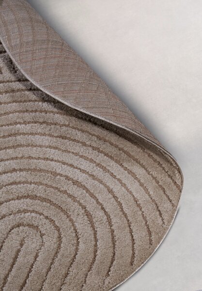 Koberec Elle Decoration New York Panglao taupe kruh